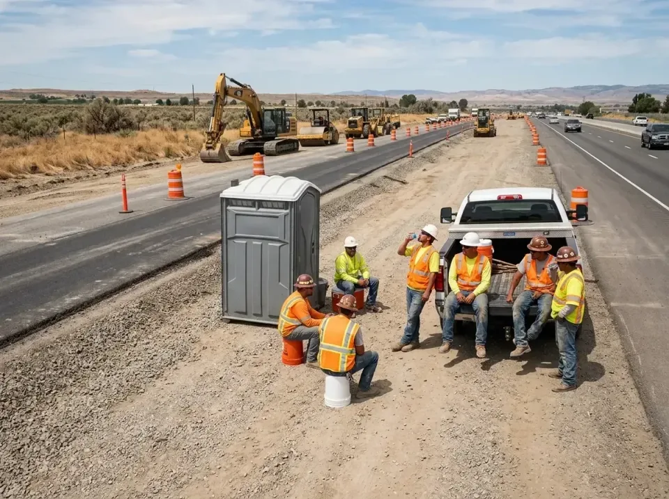 highway-road-construction-crew-007 — frequently asked questions, Porta Potty and Restroom Rentals in Middleport, OH
